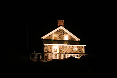 Nighttime view August 2004