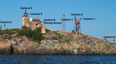 Clickable webcams locations