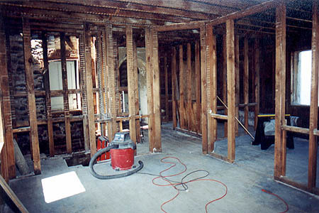 First floor framing
