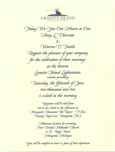 Wedding Announcement